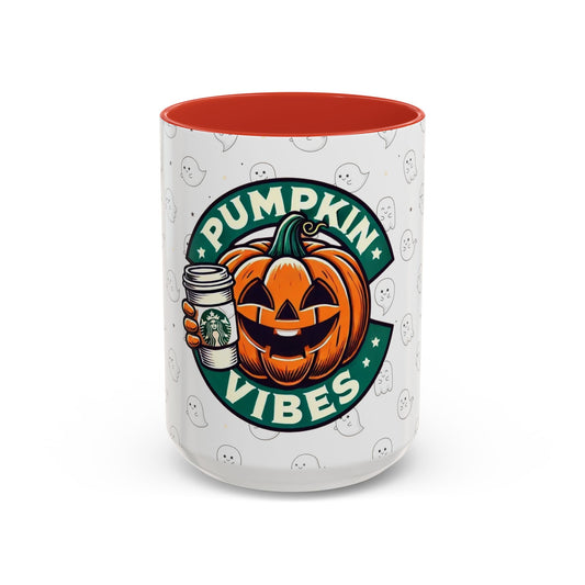 Pumpkin Vibes - Accent Coffee Mug (11, 15oz) Printify