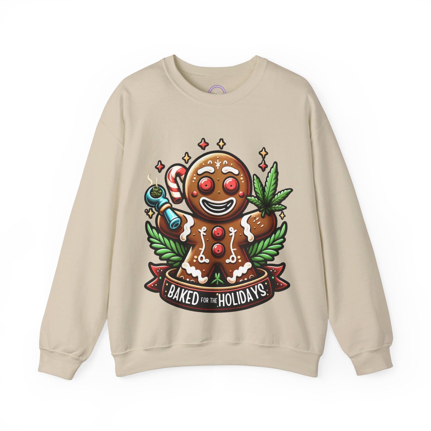 Baked for holidays Unisex Heavy Blend™ Crewneck Sweatshirt Printify