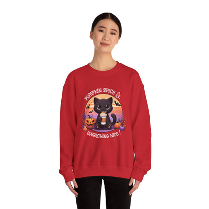 Pumpkin Spice & Everything nice - Unisex Heavy Blend™ Crewneck Sweatshirt Printify