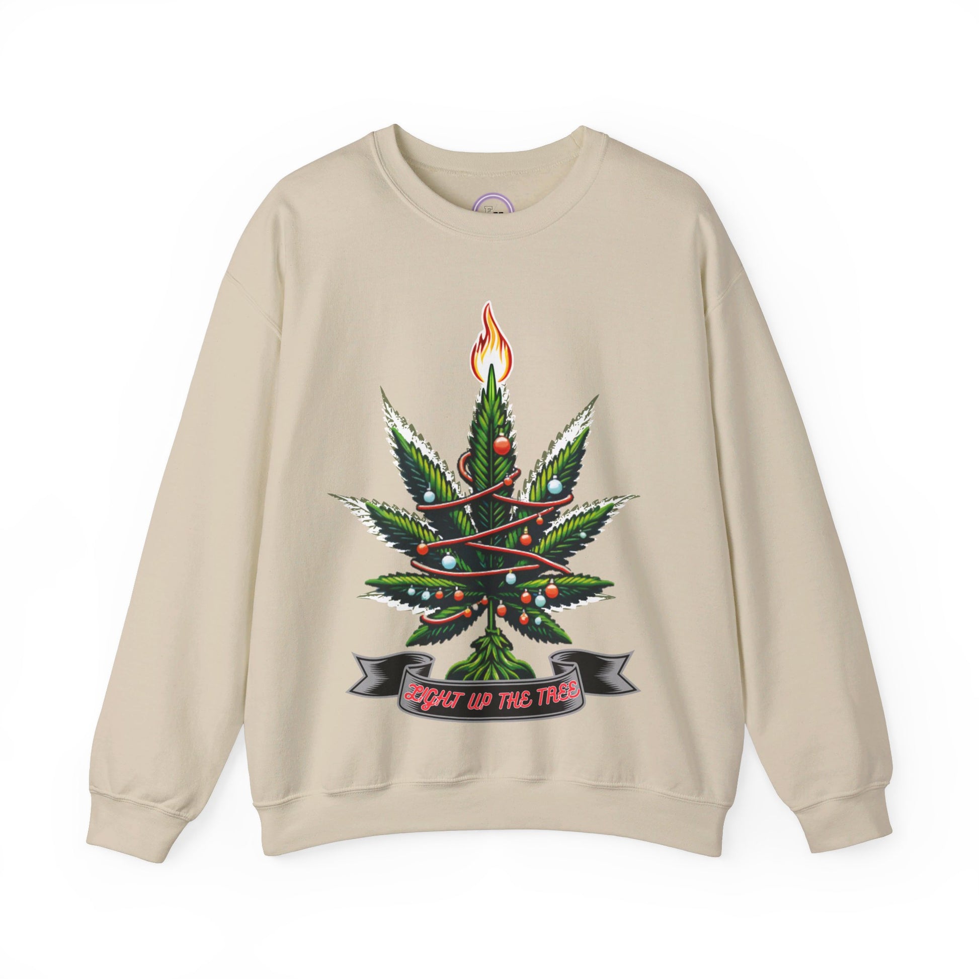 Light up the tree Unisex Heavy Blend™ Crewneck Sweatshirt Printify