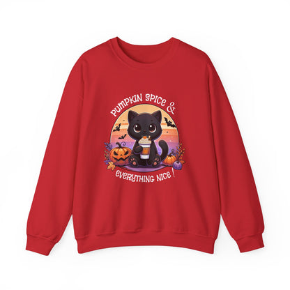 Pumpkin Spice & Everything nice - Unisex Heavy Blend™ Crewneck Sweatshirt Printify