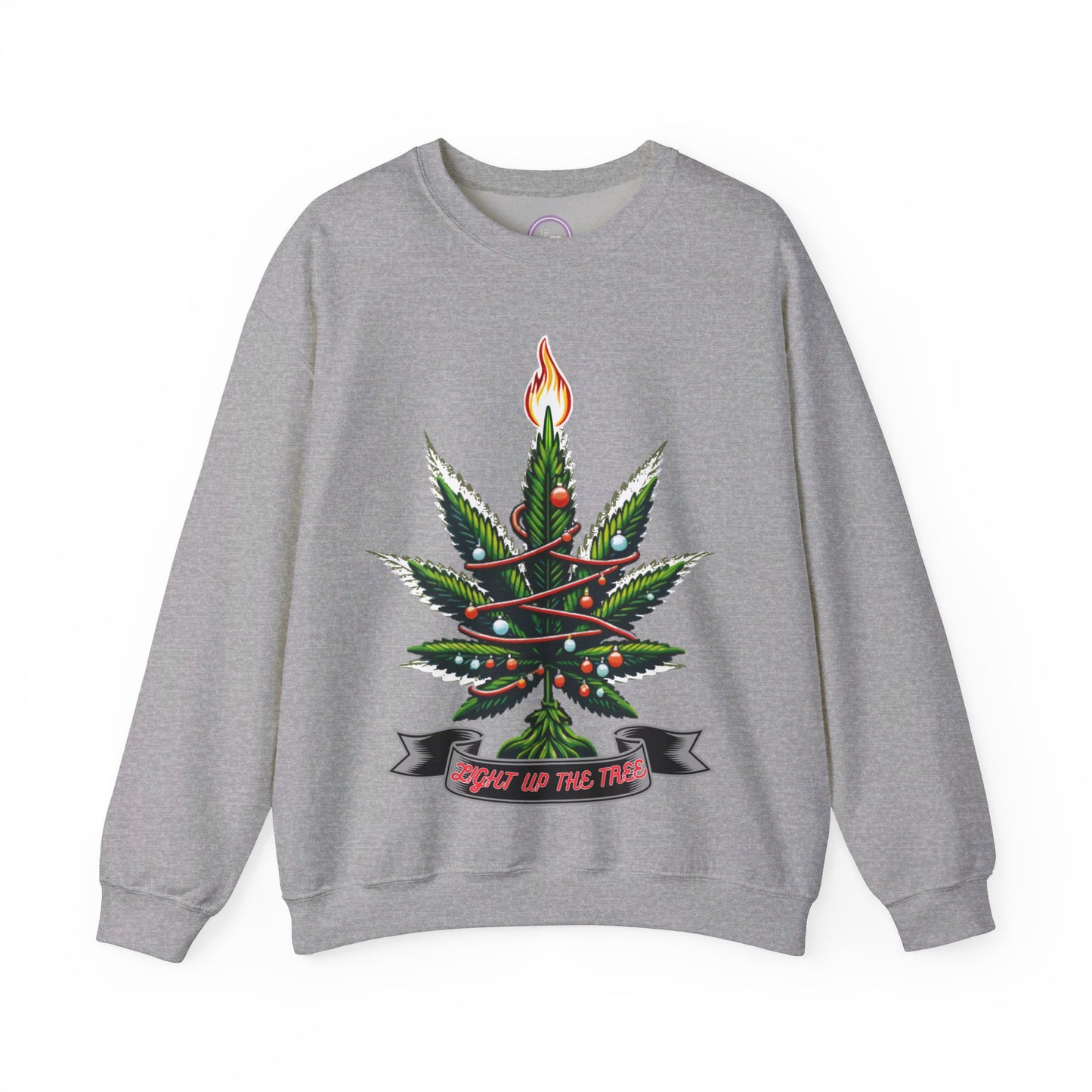 Light up the tree Unisex Heavy Blend™ Crewneck Sweatshirt Printify