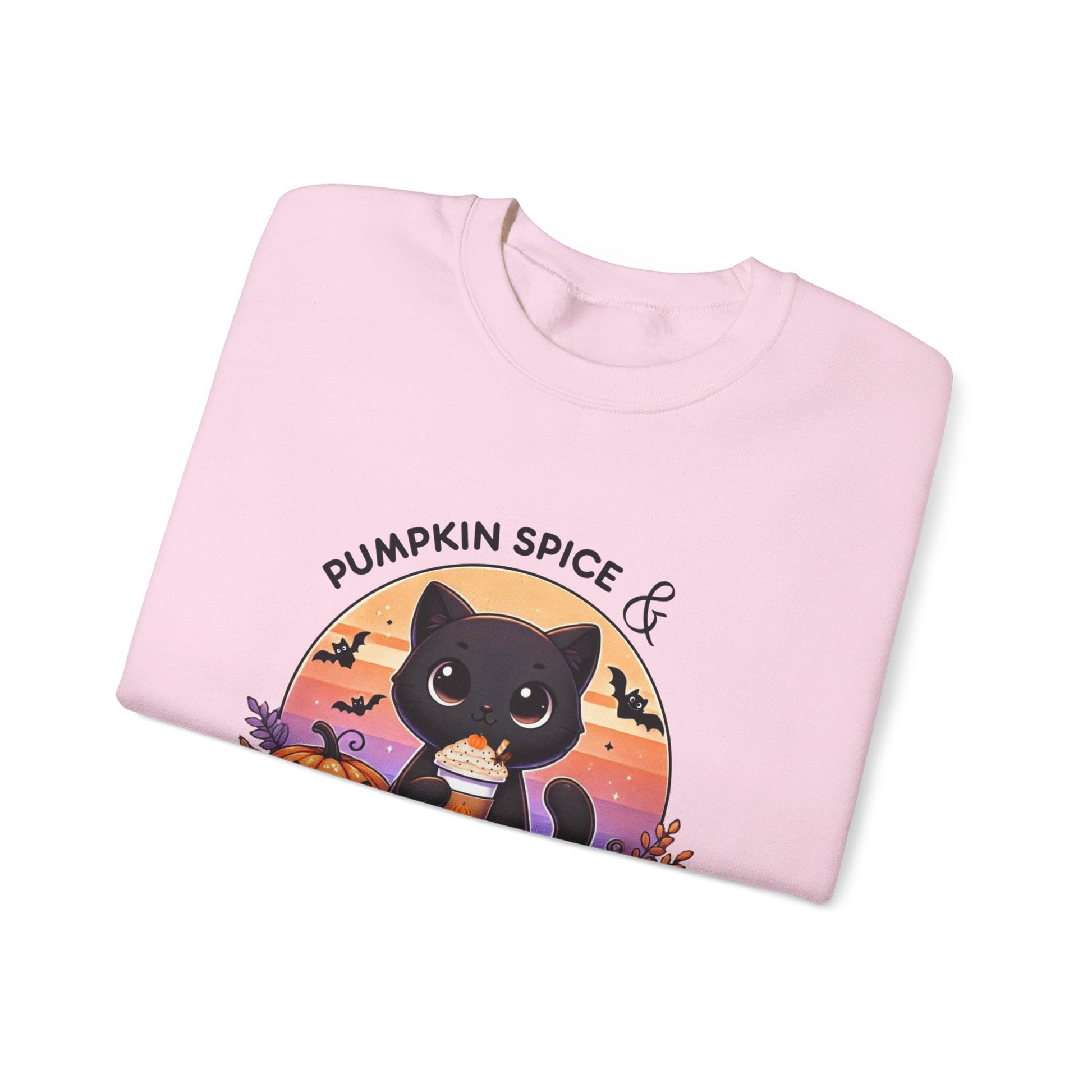 Pumpkin Spice & Everything nice - Unisex Heavy Blend™ Crewneck Sweatshirt Printify