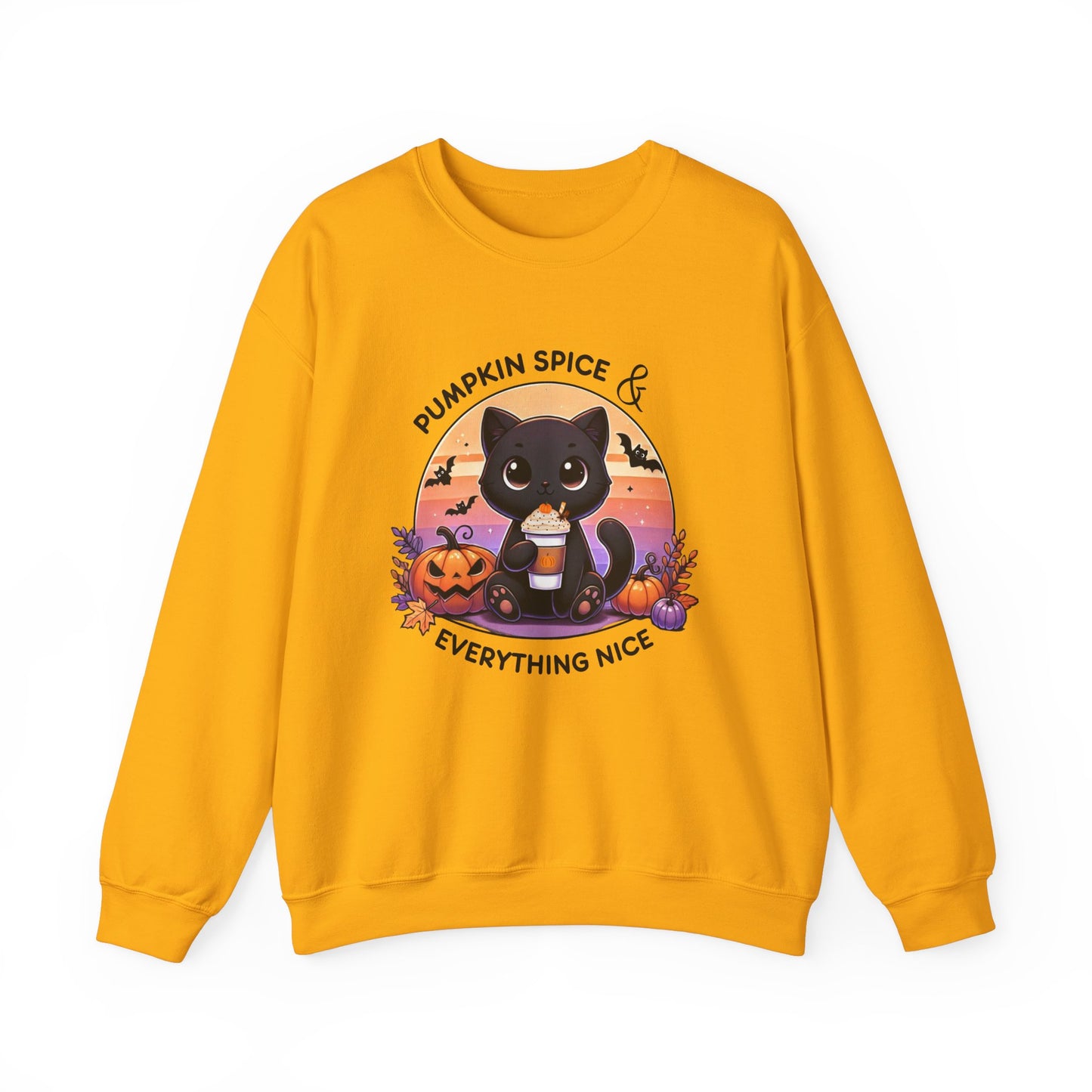 Pumpkin Spice & Everything nice - Unisex Heavy Blend™ Crewneck Sweatshirt Printify