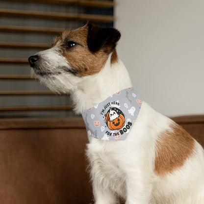 Just here for the BOOS - Pet Bandana Collar Printify