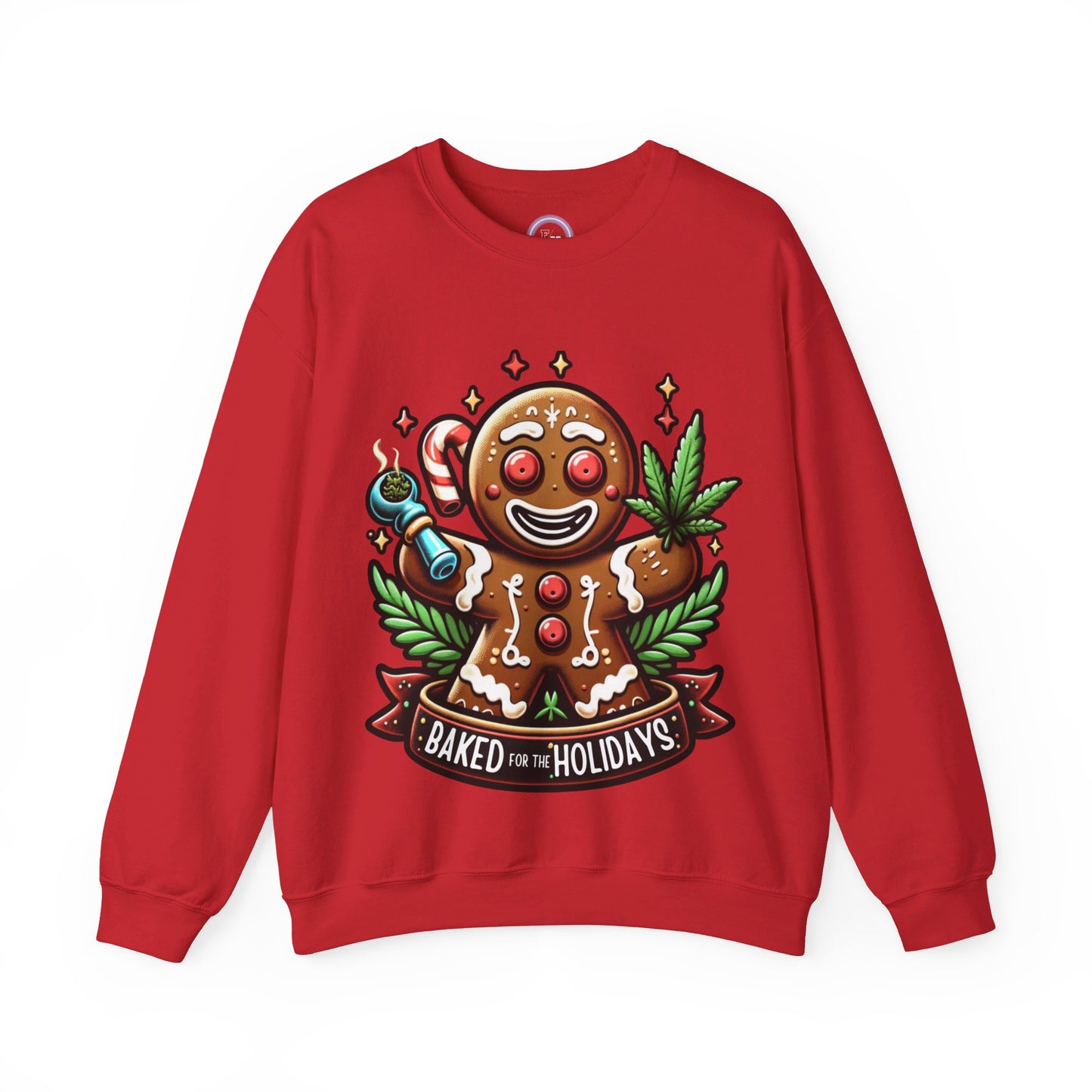 Baked for holidays Unisex Heavy Blend™ Crewneck Sweatshirt Printify