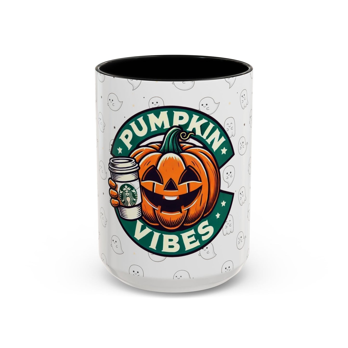 Pumpkin Vibes - Accent Coffee Mug (11, 15oz) Printify