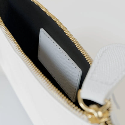 Beauty Things Mini Clutch Bag White - NOVINC