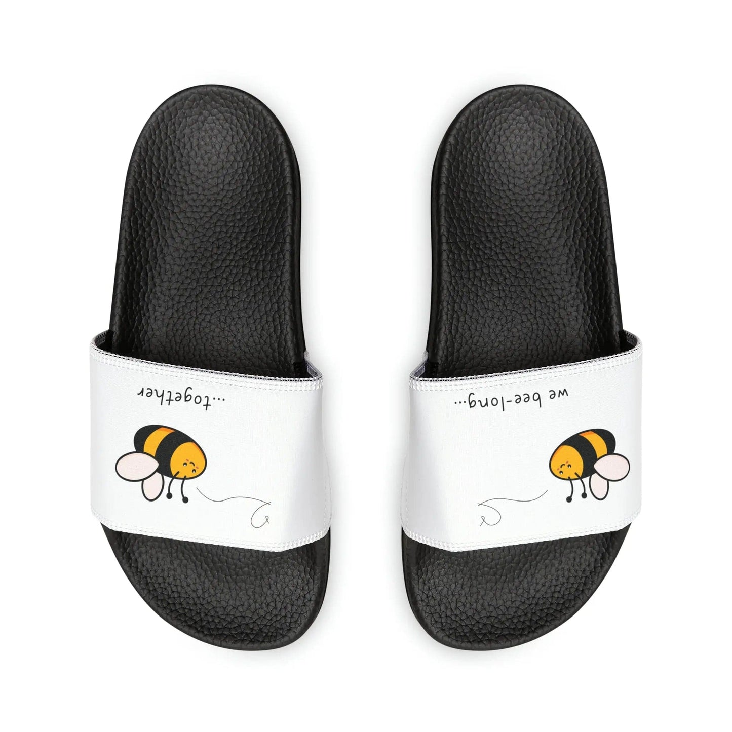 Bee Long Together - Boyfriend's gift PU Slide Sandals - NOVINC