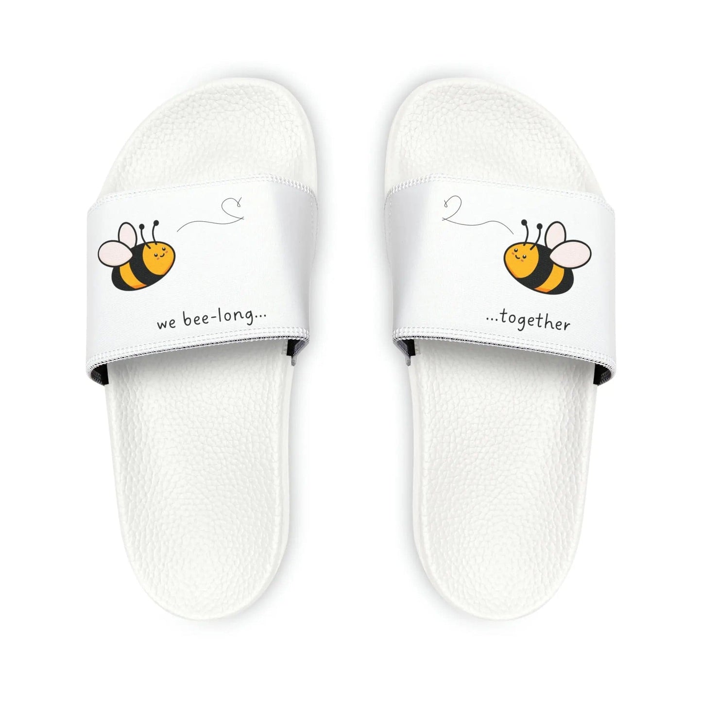 Bee Long Together - Boyfriend's gift PU Slide Sandals - NOVINC