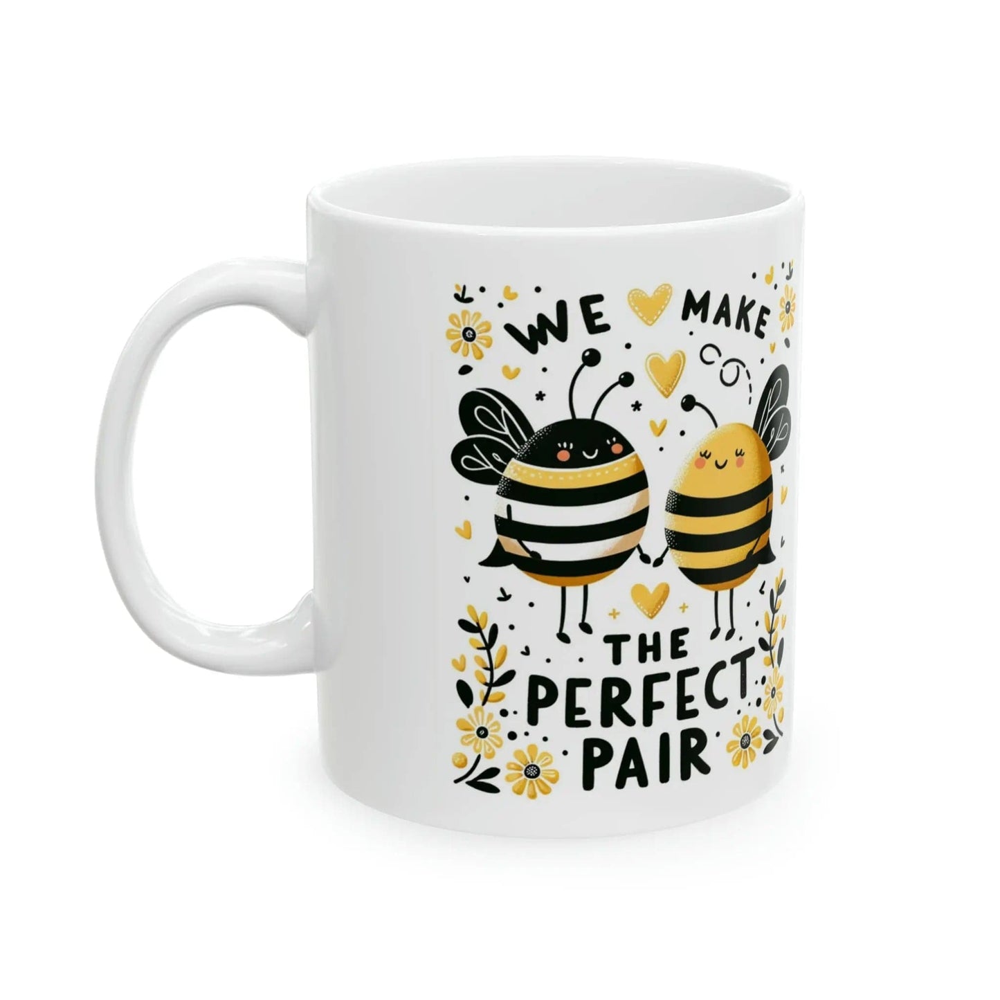 Bees Pair Ceramic Mug 11oz - NOVINC