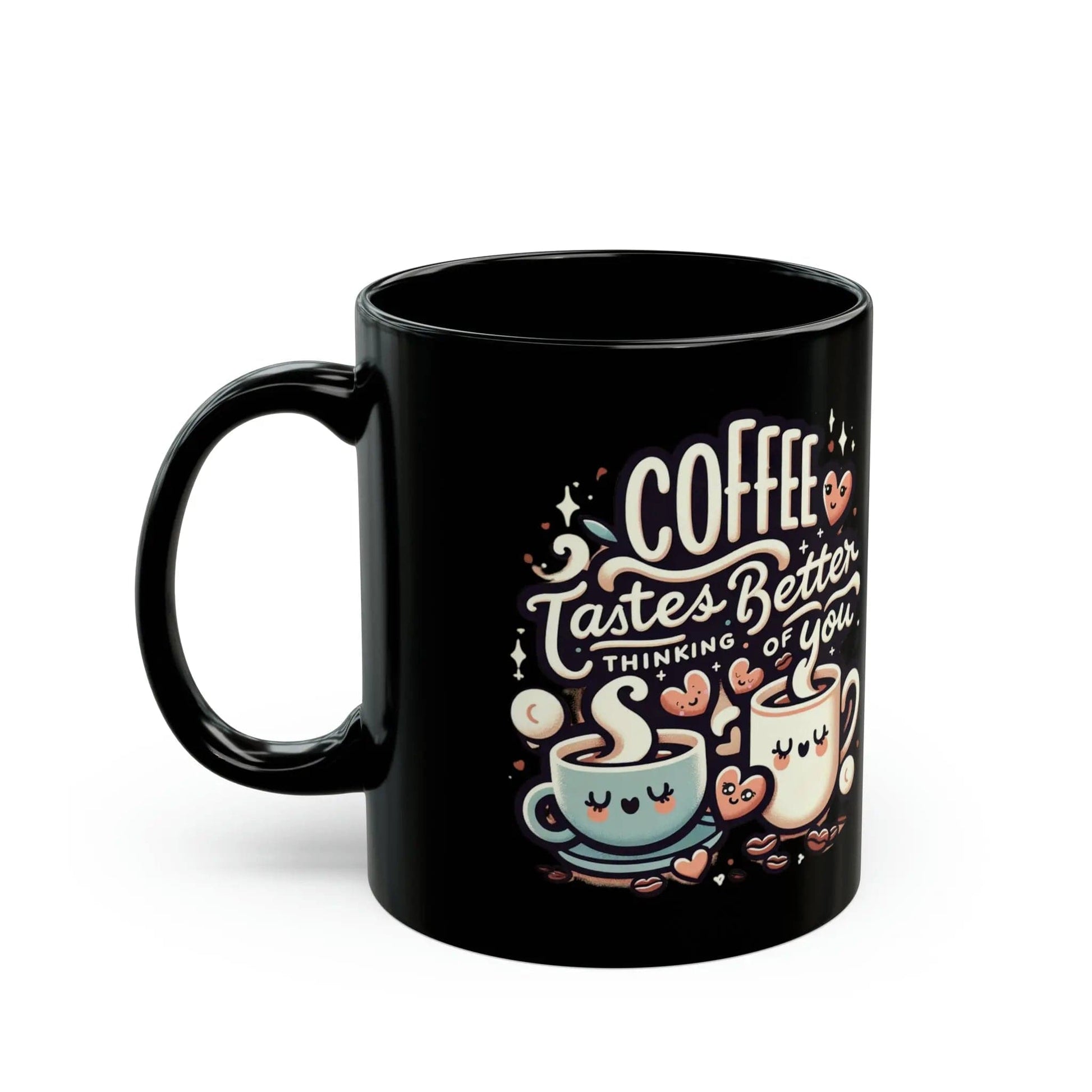 Black of coffe better rb of 11oz Black Mug - NOVINC