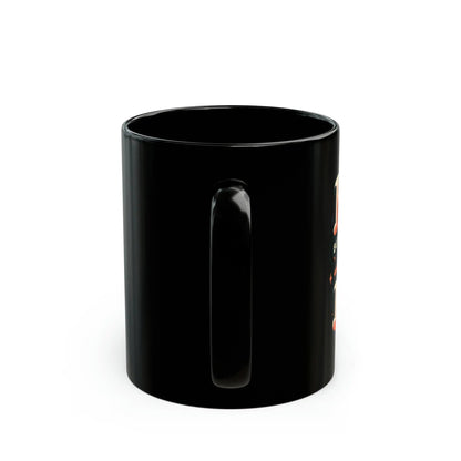 Black of Hot Butt 11oz Black Mug - NOVINC