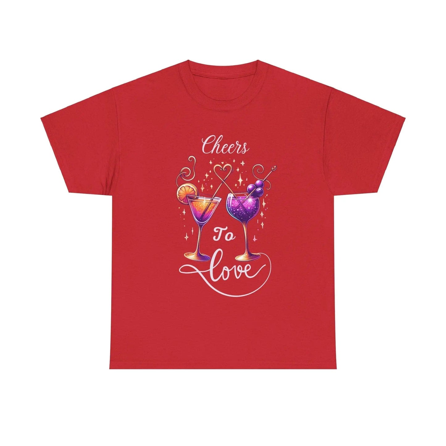 Cheers to love Unisex Heavy Cotton Tee - NOVINC