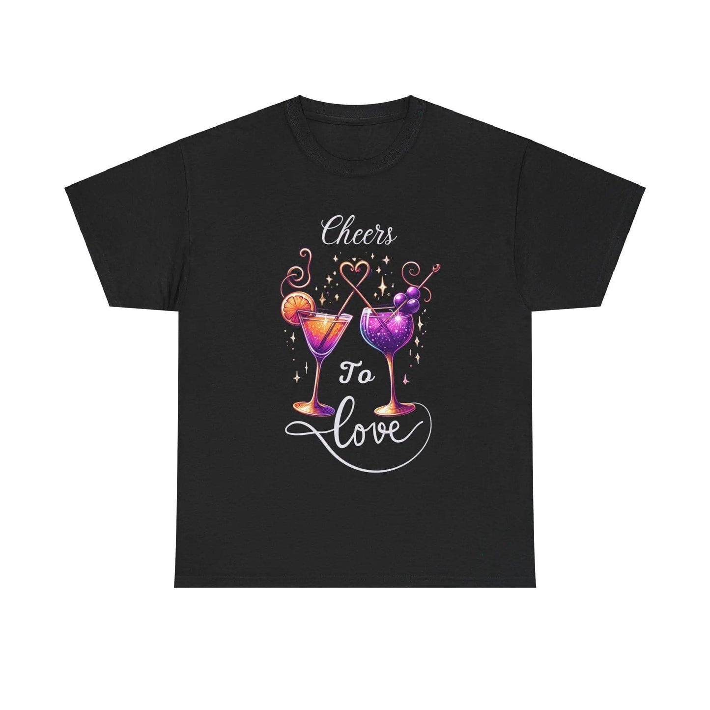 Cheers to love Unisex Heavy Cotton Tee - NOVINC