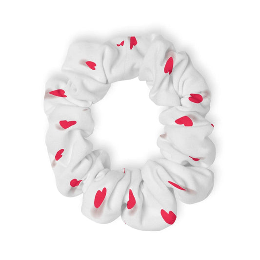 Coeur blanc - Scrunchie - NOVINC