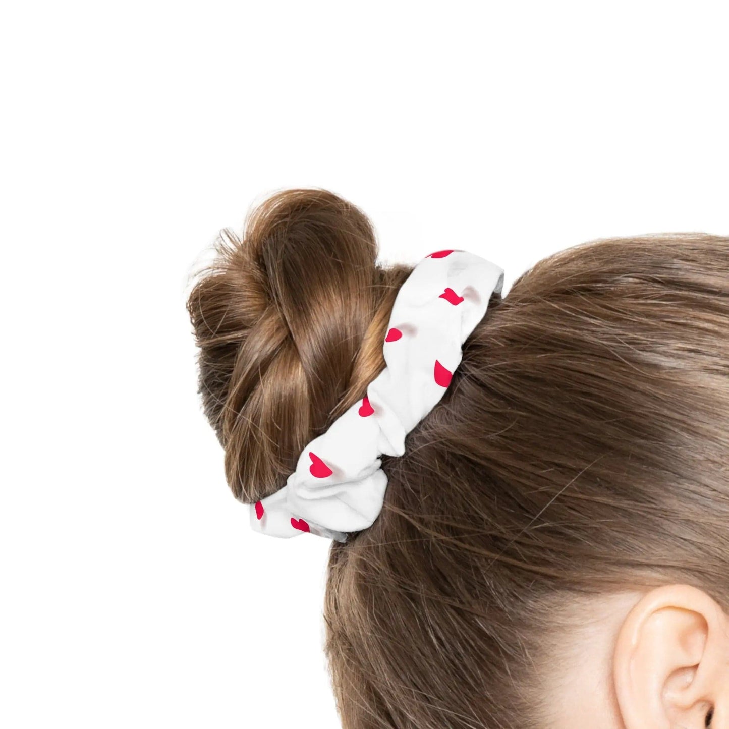 Coeur blanc - Scrunchie - NOVINC