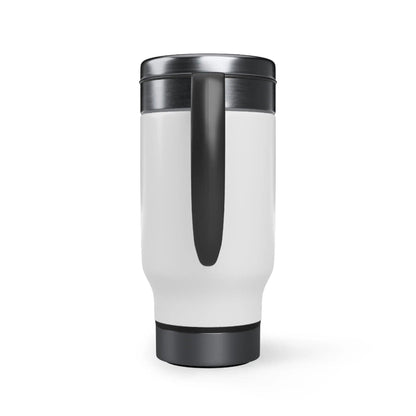 Coffee tastes better Stainless Steel Travel Mug with Handle, 14oz - NOVINC