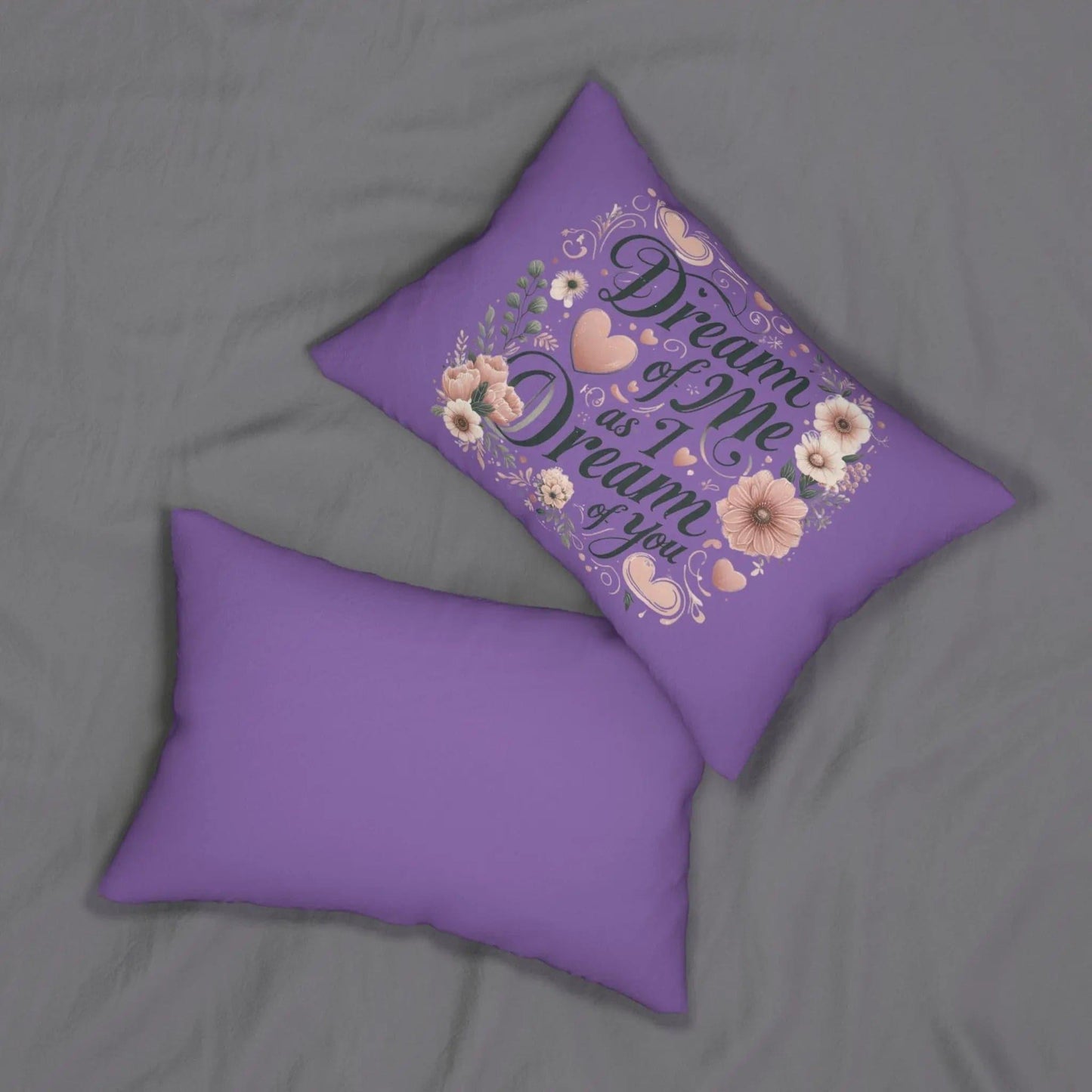 Dream of me Spun Polyester Lumbar Pillow - NOVINC