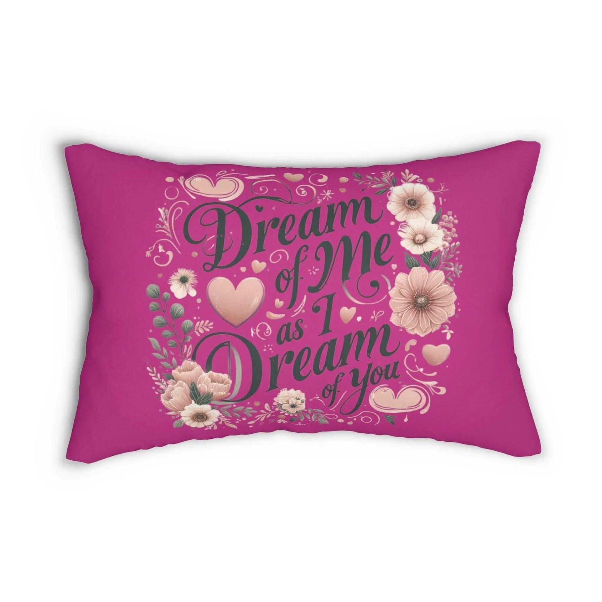 Dream of me Spun Polyester Lumbar Pillow - NOVINC