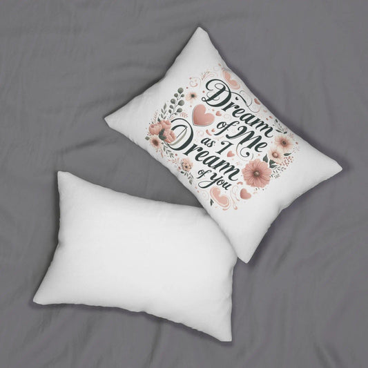 Dream of me Spun Polyester Lumbar Pillow - NOVINC