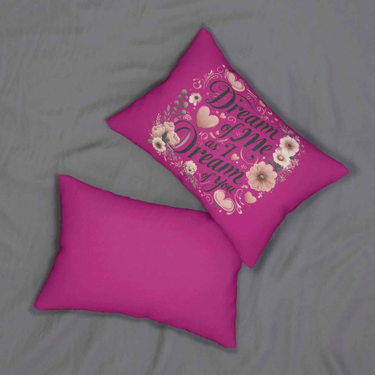 Dream of me Spun Polyester Lumbar Pillow - NOVINC