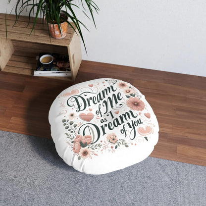 Dream of me Tufted Floor Pillow, Round - NOVINC