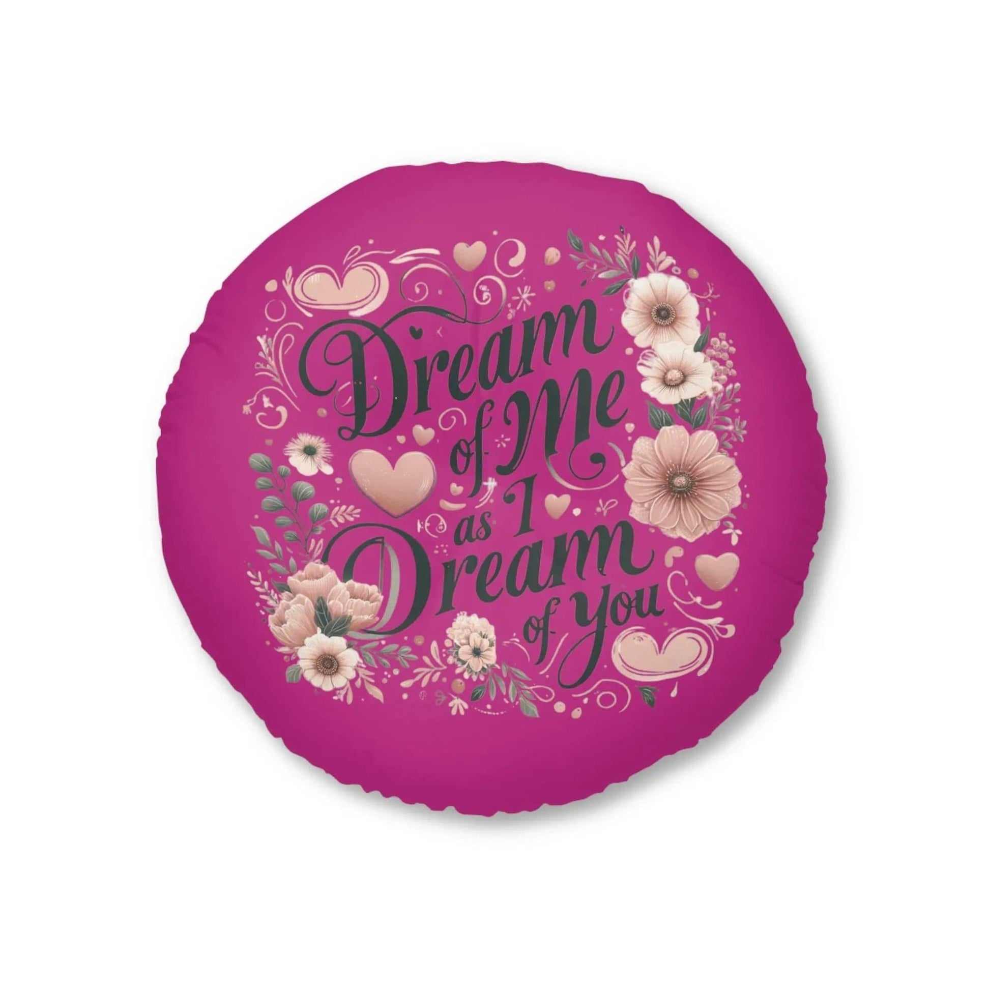 Dream of me Tufted Floor Pillow, Round - NOVINC