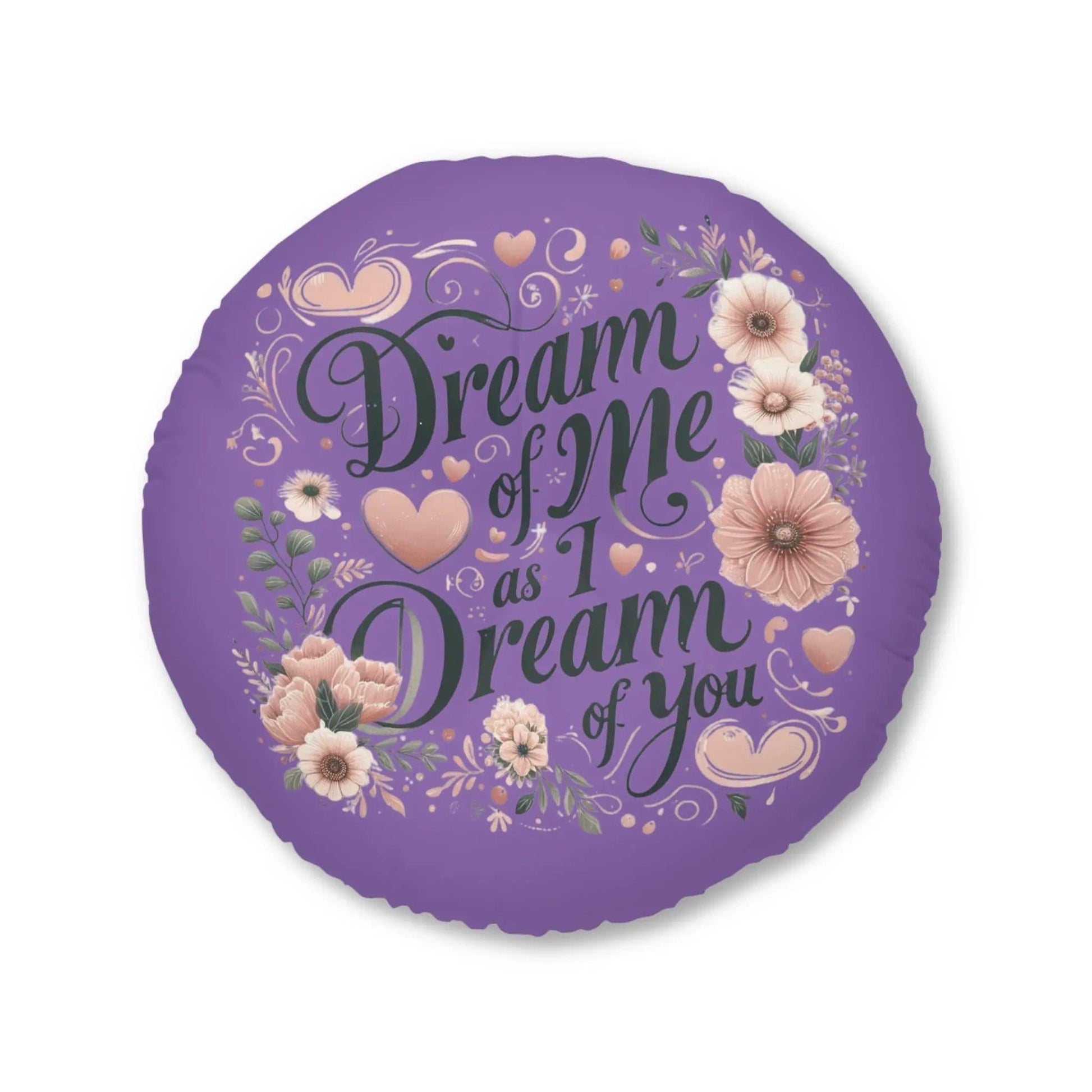 Dream of me Tufted Floor Pillow, Round - NOVINC