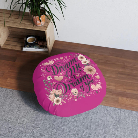 Dream of me Tufted Floor Pillow, Round - NOVINC