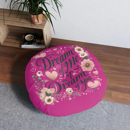 Dream of me Tufted Floor Pillow, Round - NOVINC