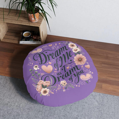 Dream of me Tufted Floor Pillow, Round - NOVINC