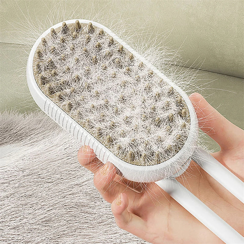 Cat Steam Brush Steamy Dog Brush 3 In 1 Electric Spray Cat Hair Brushes For Massage Pet Grooming Comb Hair Removal Combs Pet Products Les Visionnaires