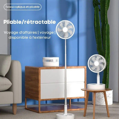 FoldAir - Ventilateur portable rétractable sans fil - NOVINC