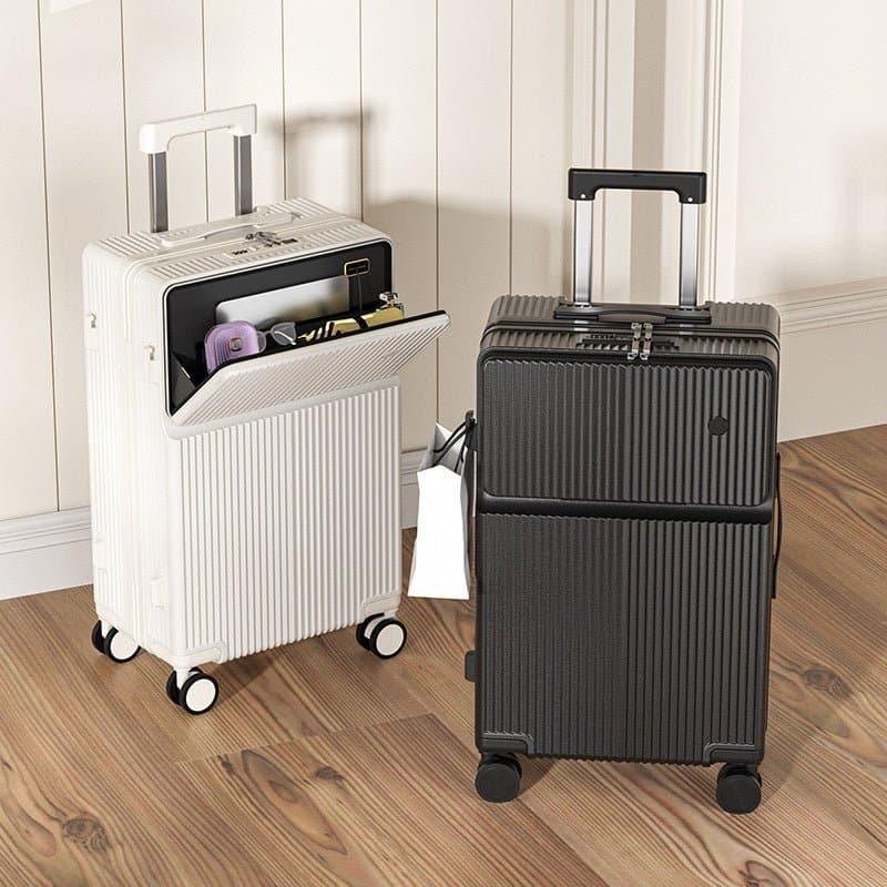 Front Half - opening Multifunctional Luggage - NOVINC