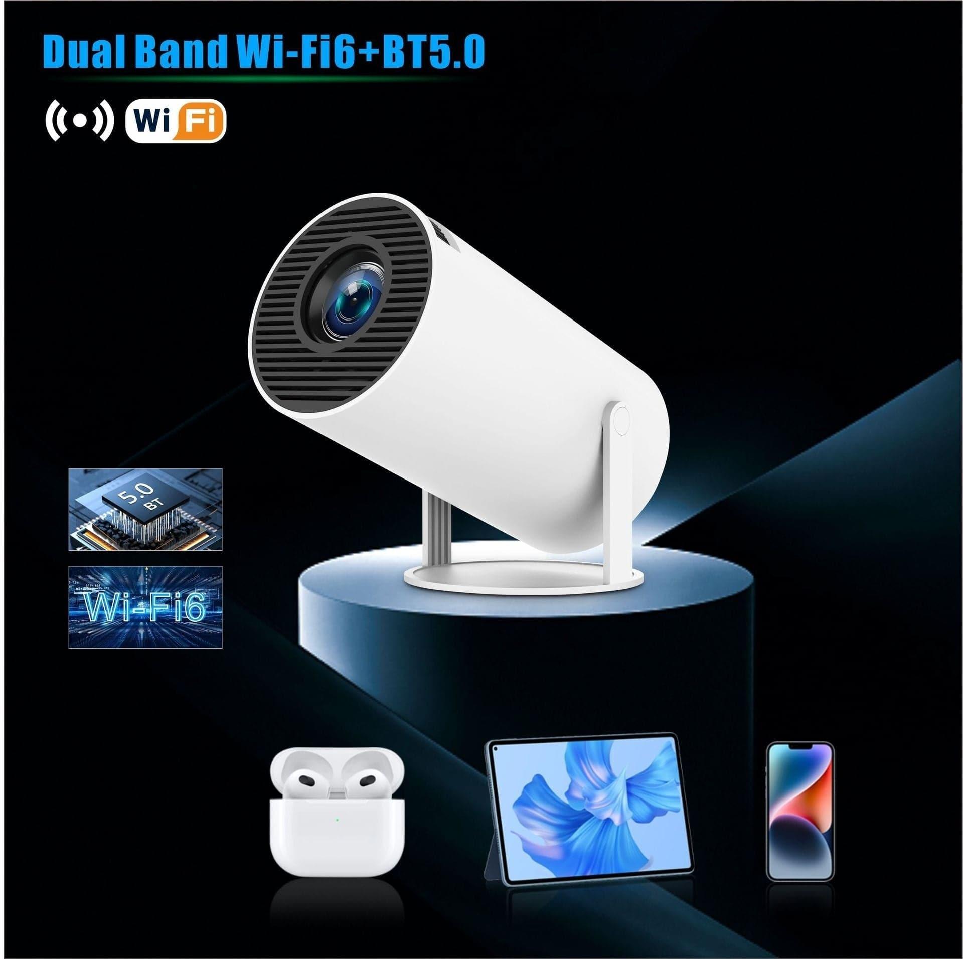 HY300 Pro Portable Projector Home Theater Entertainment - NOVINC