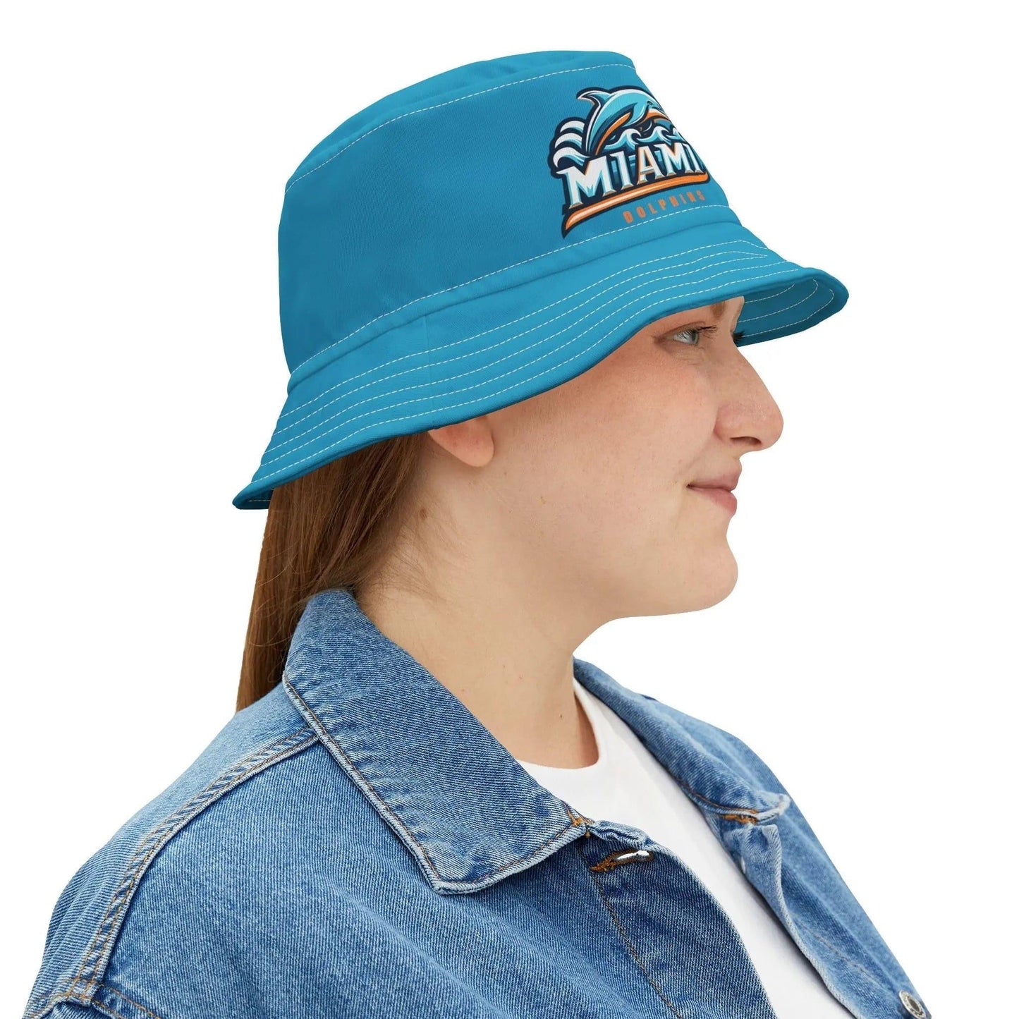 Miami Bucket Hat Blue (AOP) - NOVINC