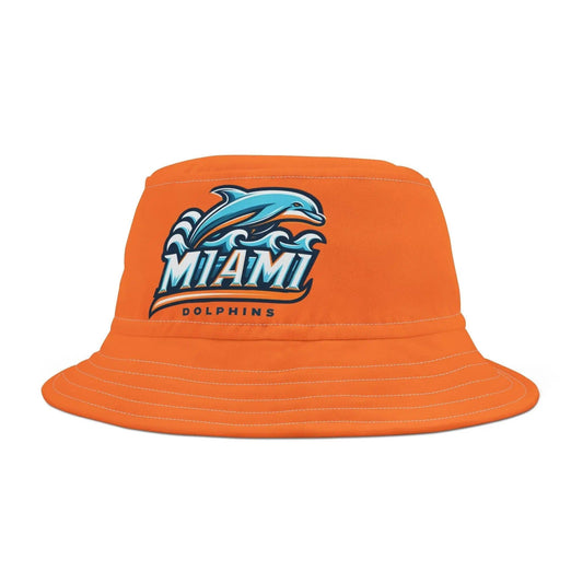 Miami Bucket Hat Orange (AOP) - NOVINC