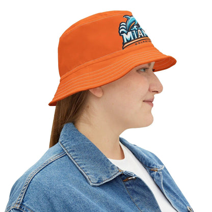 Miami Bucket Hat Orange (AOP) - NOVINC