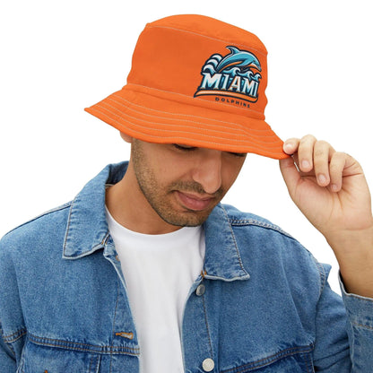 Miami Bucket Hat Orange (AOP) - NOVINC