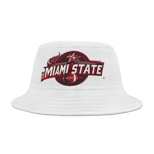 Miami Bucket Hat White (AOP) - NOVINC