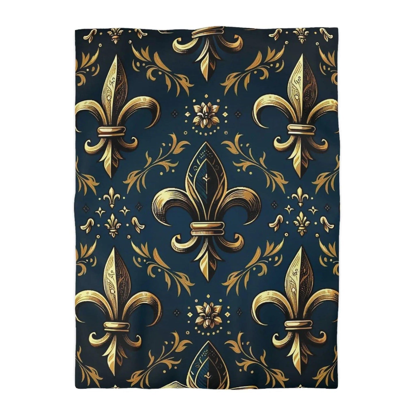 Microfiber Duvet Cover Fleur de Lys - NOVINC