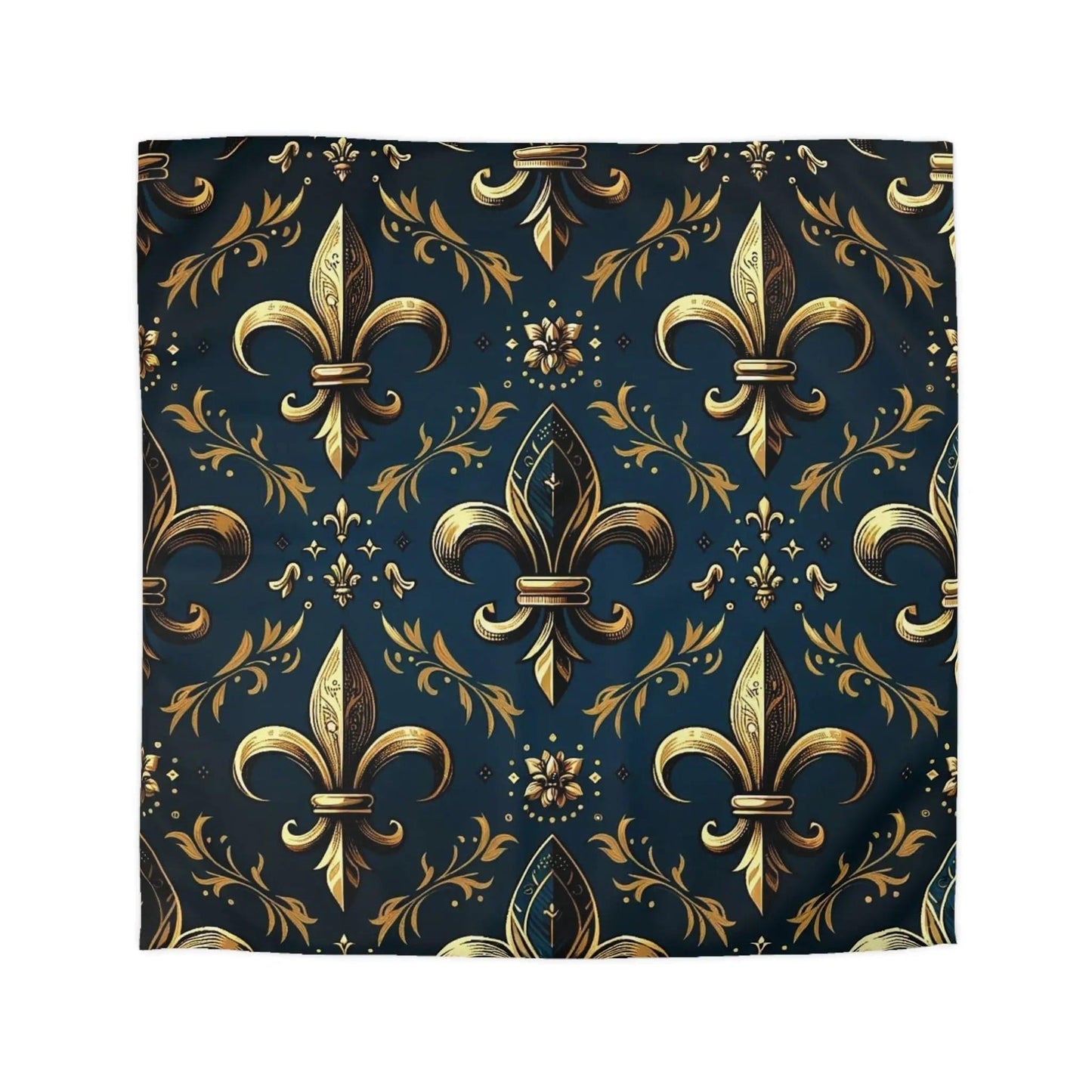 Microfiber Duvet Cover Fleur de Lys - NOVINC