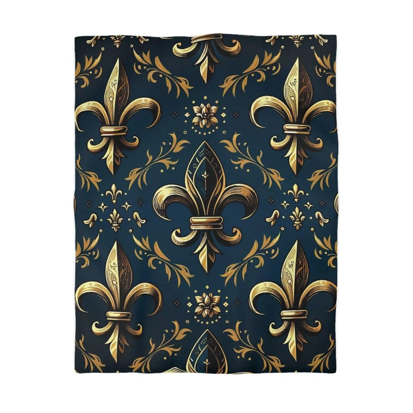 Microfiber Duvet Cover Fleur de Lys - NOVINC