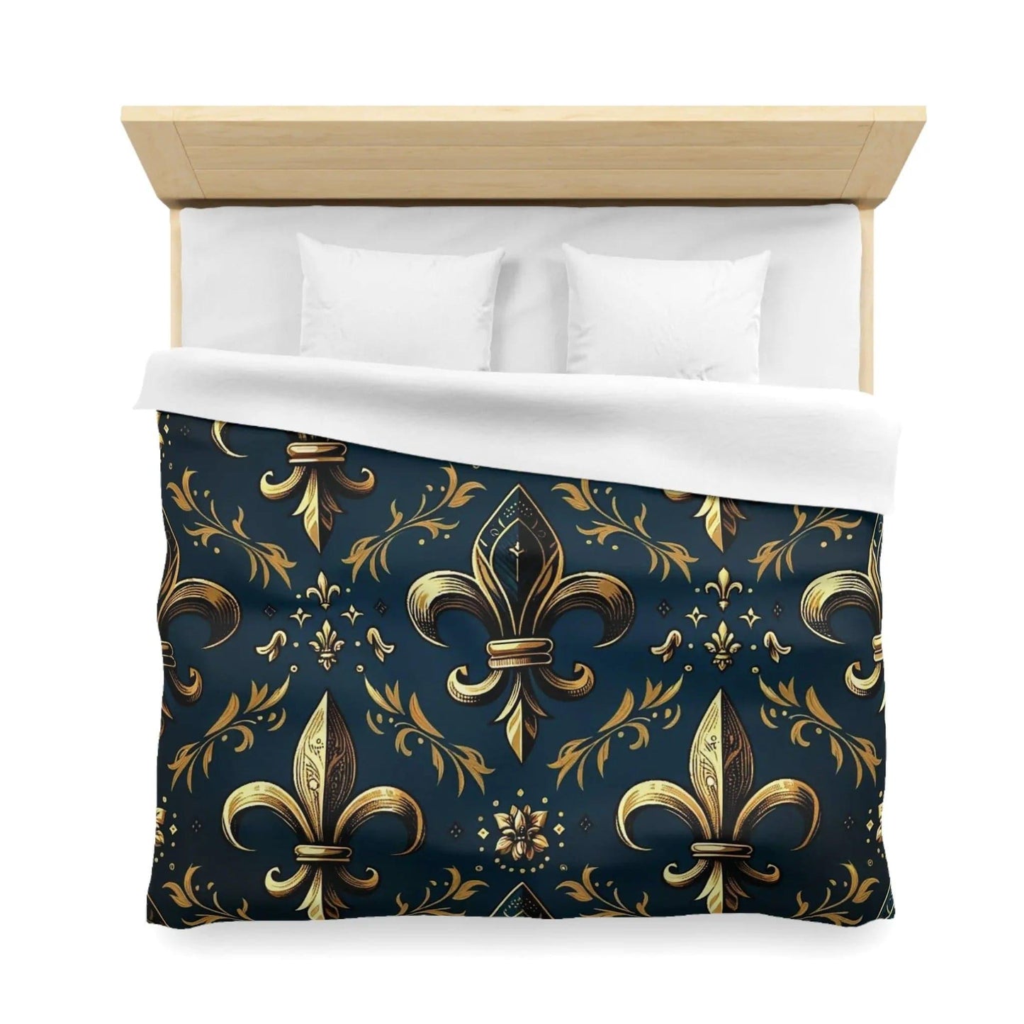 Microfiber Duvet Cover Fleur de Lys - NOVINC