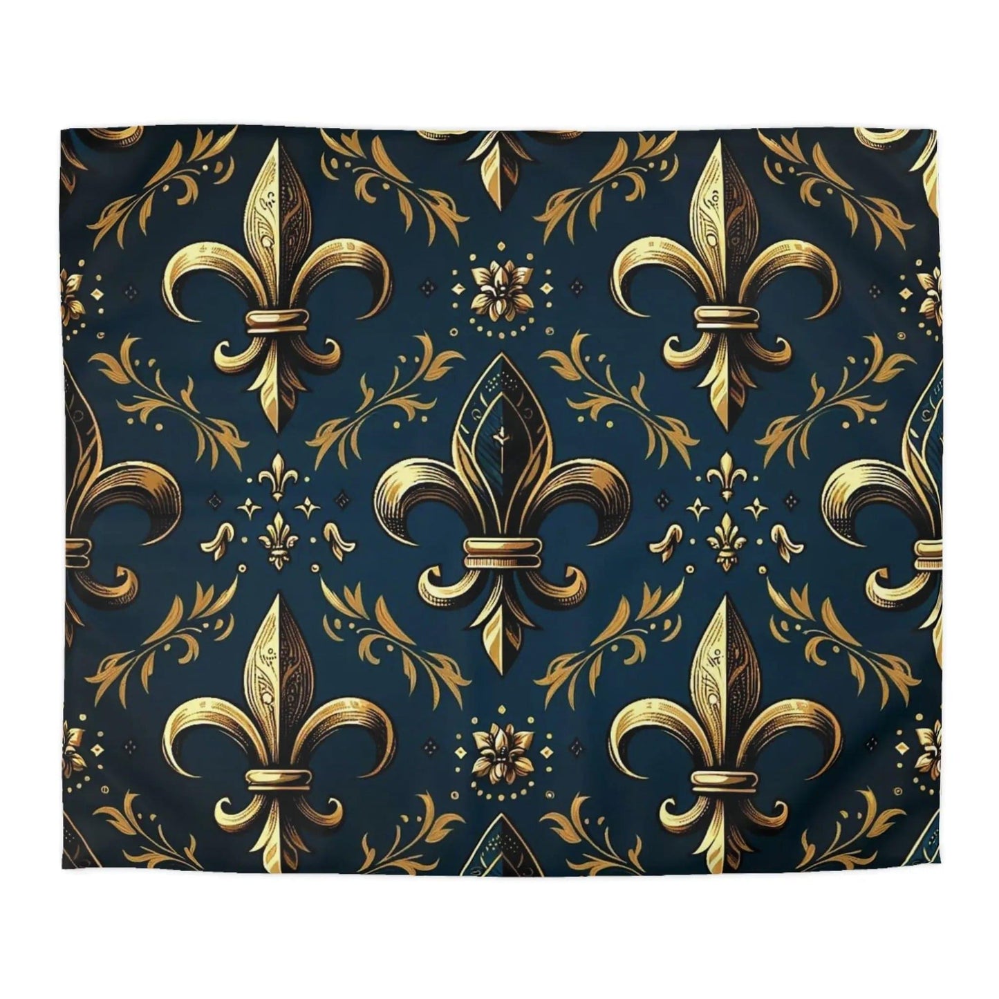 Microfiber Duvet Cover Fleur de Lys - NOVINC