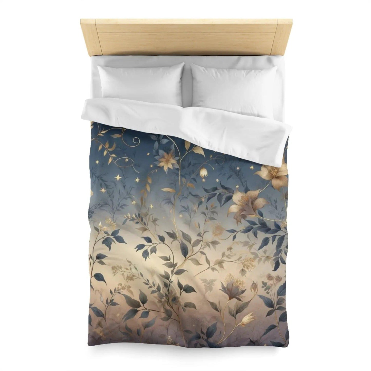 Microfiber Duvet Cover Fleur Royale - NOVINC