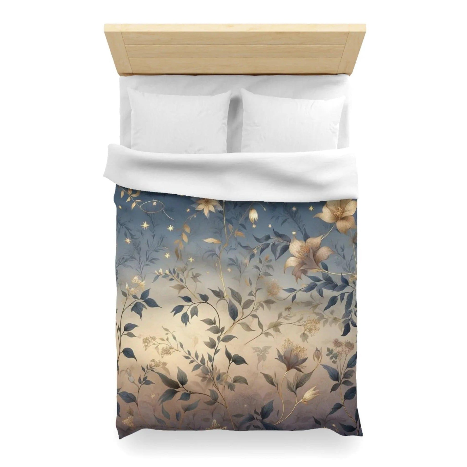 Microfiber Duvet Cover Fleur Royale - NOVINC