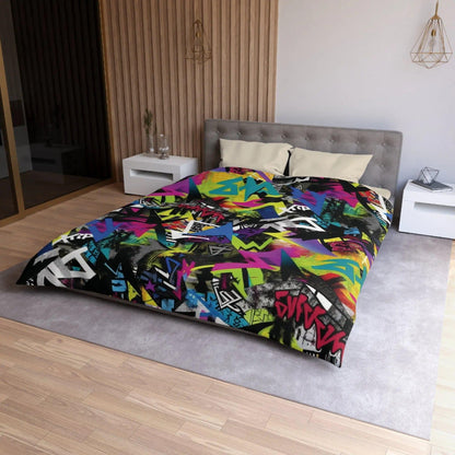 Microfiber Duvet Cover Grafitart - NOVINC