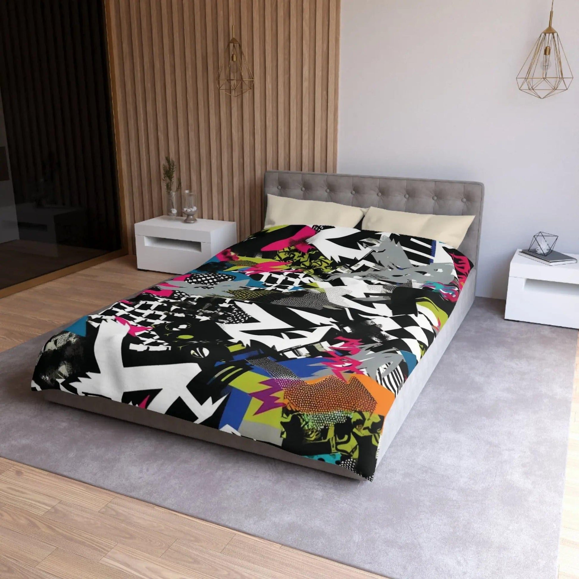 Microfiber Duvet Cover Grafitic - NOVINC